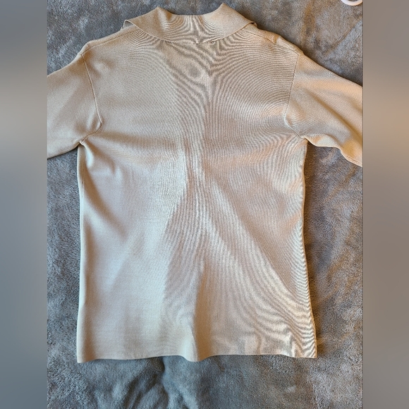 Ellen Tracy silk blend zip cardigan Small - Picture 6 of 9